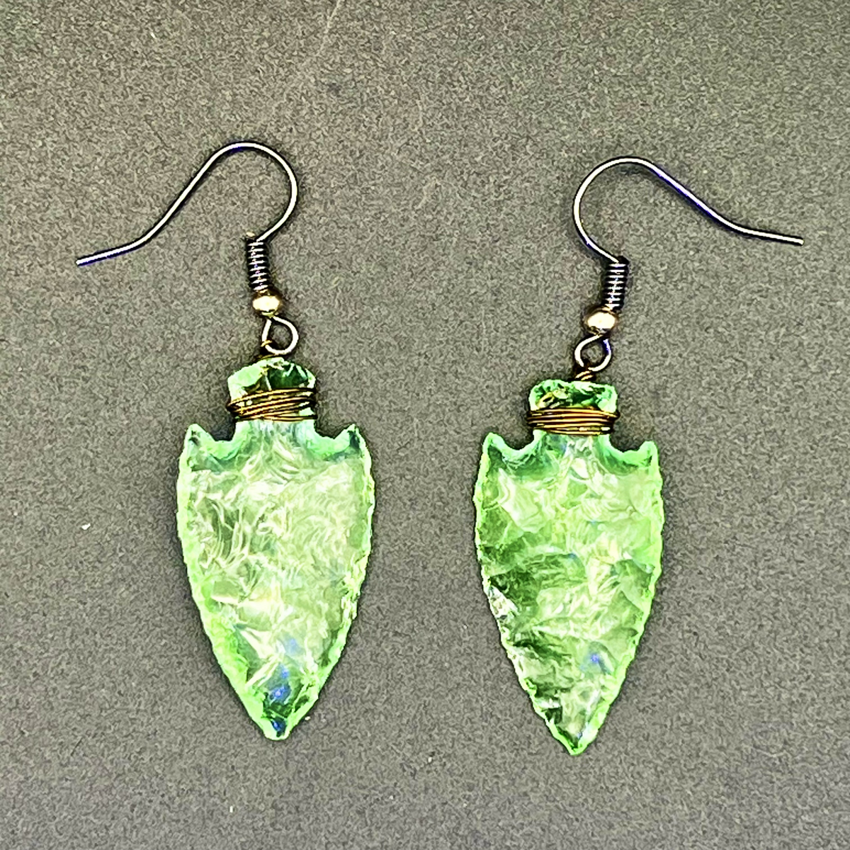 Uranium Glass Earrings