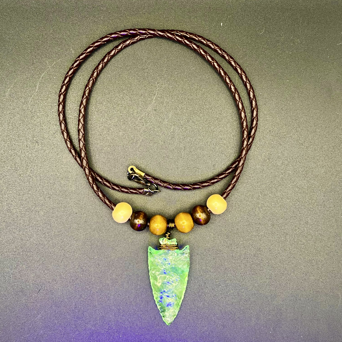 Uranium Glass Necklace