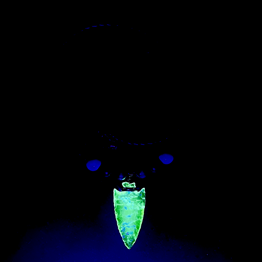 Uranium Glass Necklace